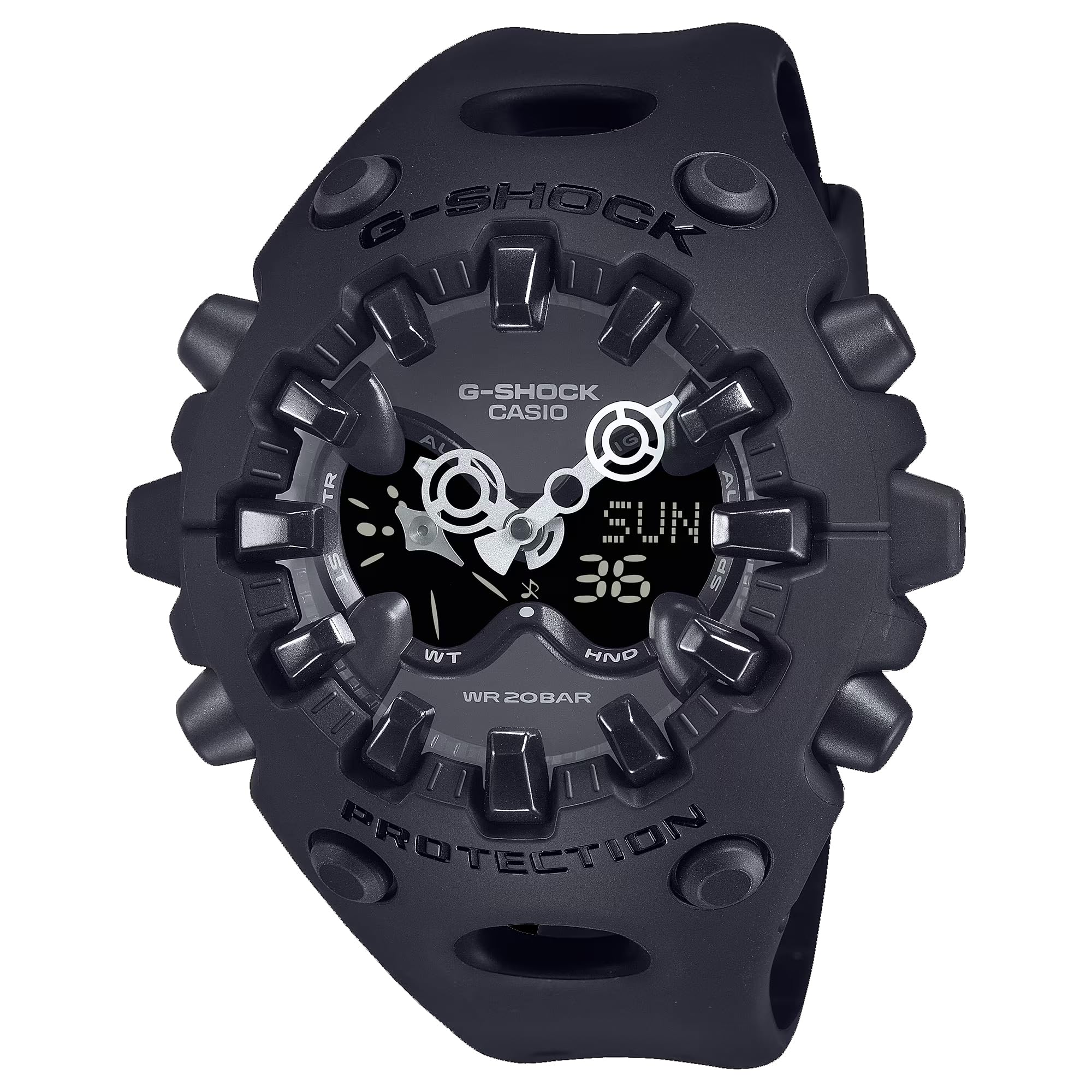 Relógio G-Shock Casio de Resina com Grande Caixa Analógico-Digital